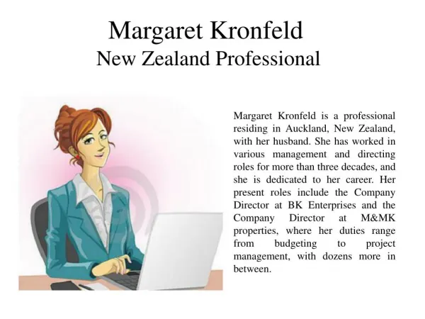 Margaret Kronfeld New Zealand Professional