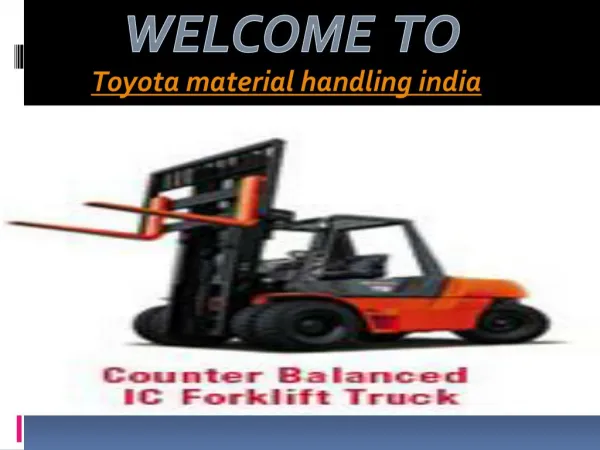 Material Handling Equipment India