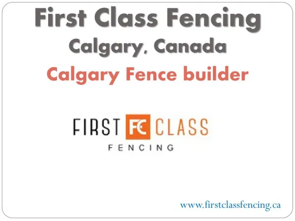 First Class Fencing