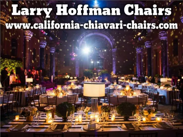 Larry Hoffman Chairs