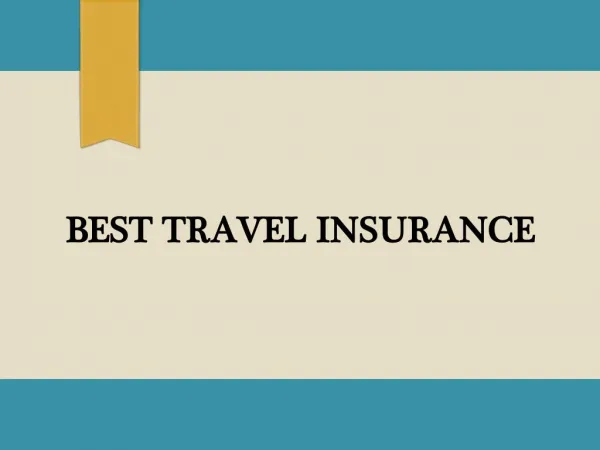 Travel Insurance online quotes