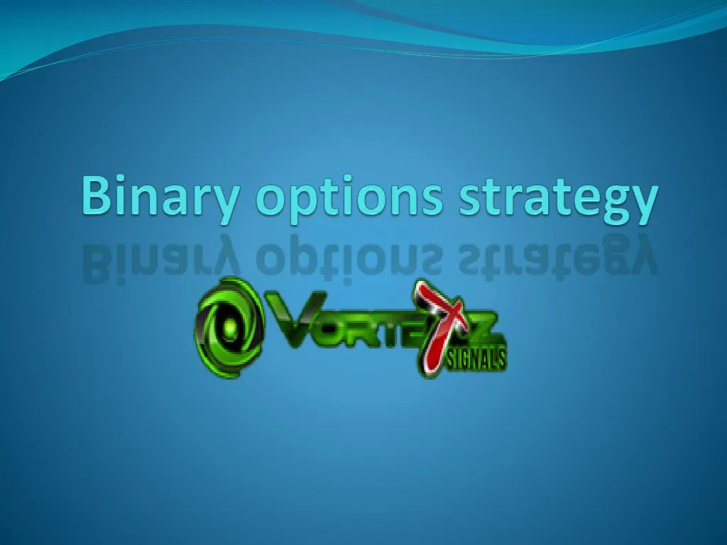 binary options strategy