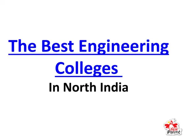 The Best Engineering Colleges In North India