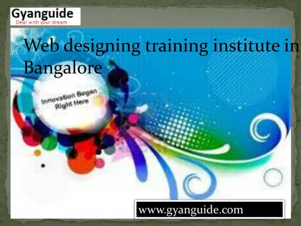 web designing training in bangalore