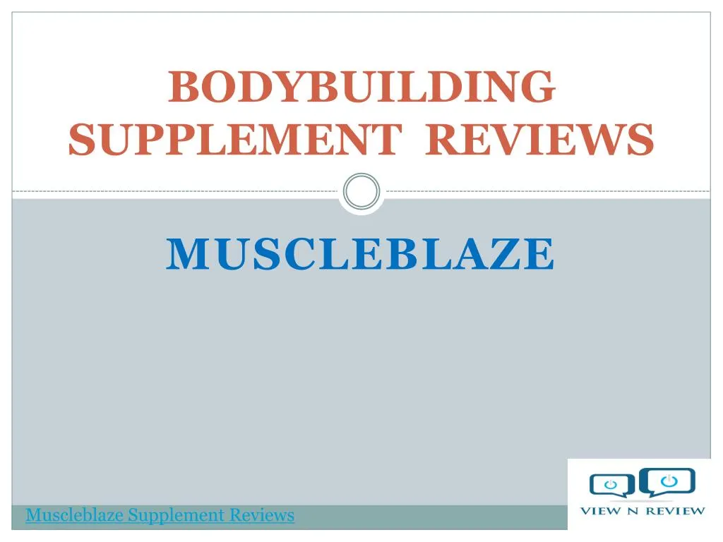 bodybuilding supplement reviews