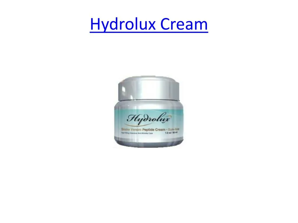 hydrolux cream