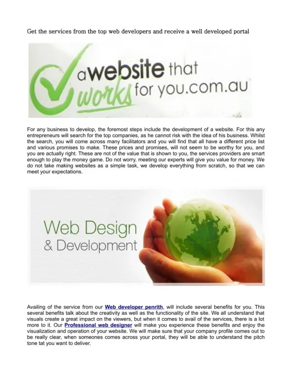 Optimizes your business with Our Professional website designer