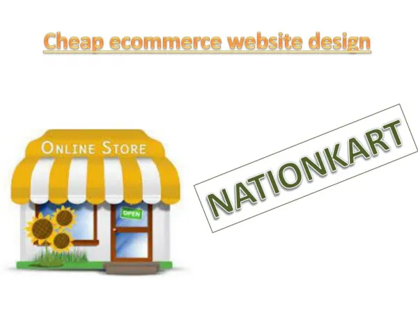 E commerce website solution