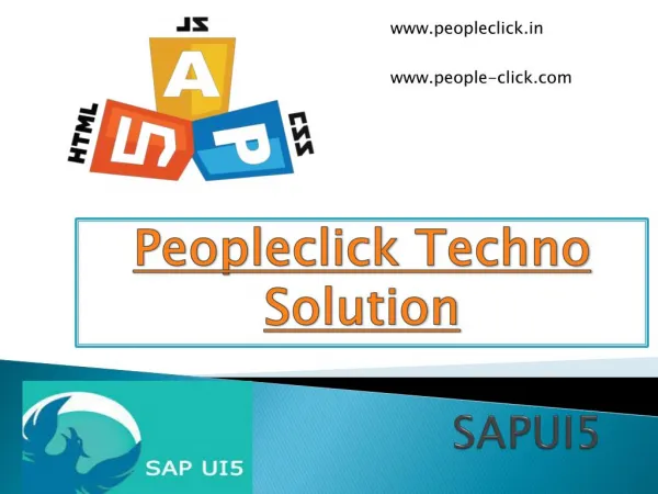 SAPUI5 training in bangalore by experienced professionals