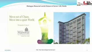 Mahagun Manorial Homes in Sector 128 Noida - slide 1
