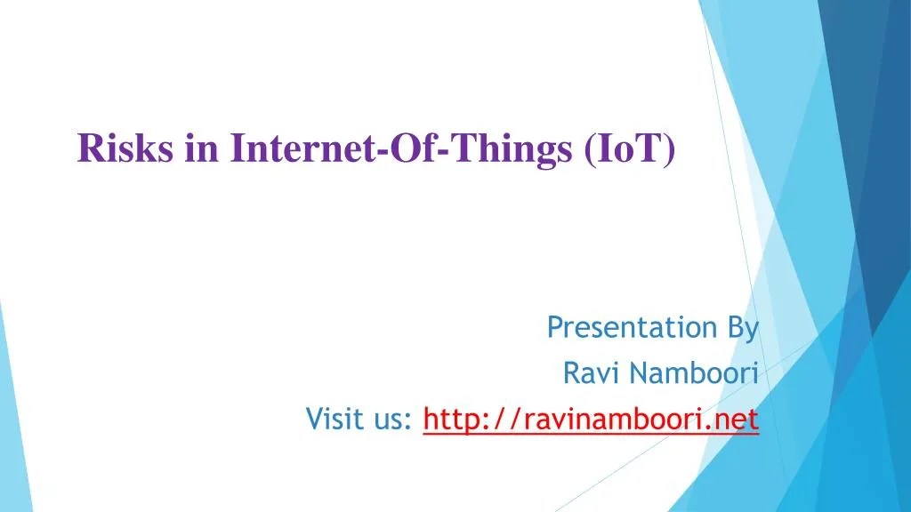 risks in internet of things iot