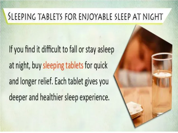 Buy Sleeping Tablets