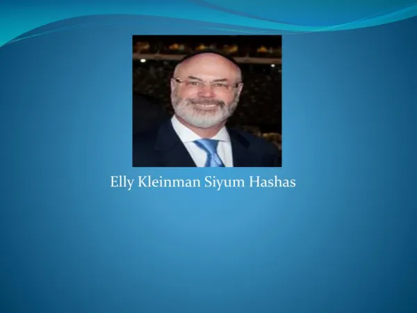 Elly Kleinman Siyum Hashas