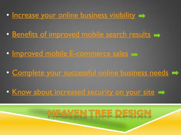 Business Needs at Heaven Tree Design