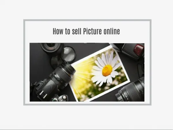 How to sell Picture online