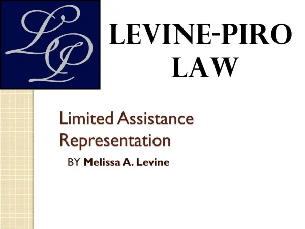 Limited Assistance Representation