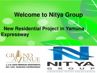 Nitya Group Residential Project In Yamuna Expressway - slide 1