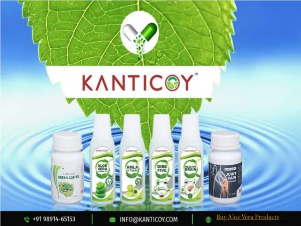 Buy Aloe Vera Products Online | Kanticoy