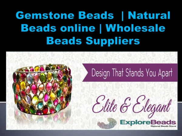 Gemstone beads online, Explorebeads, Natural gemstone beads