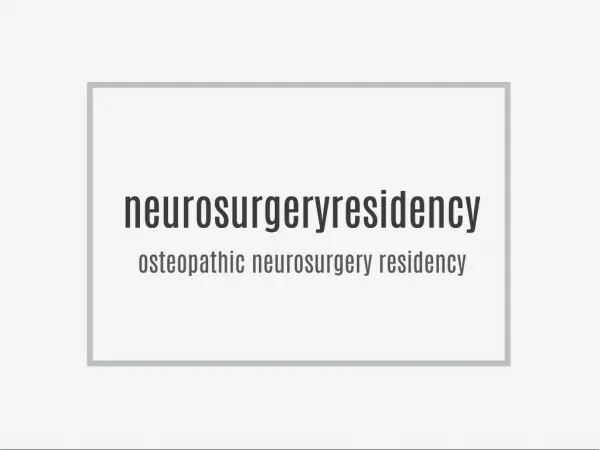 neurosurgeryresidency