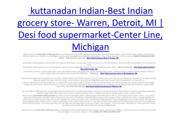 vegetarian grocery- Eastpointe, MI, Campbell Ave, Royal Oak, Troy, MI