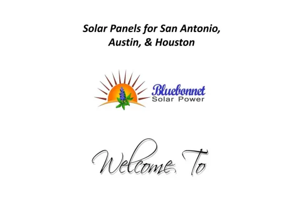 Solar Panels San Antonio
