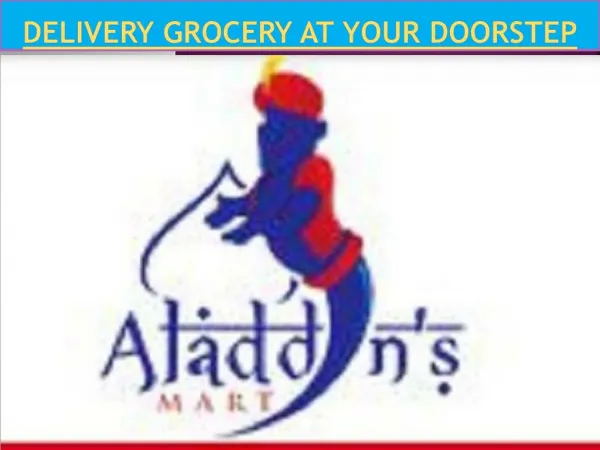 Delivery grocery at your doorstep