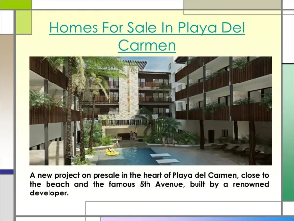 Homes For Sale In Playa Del Carmen
