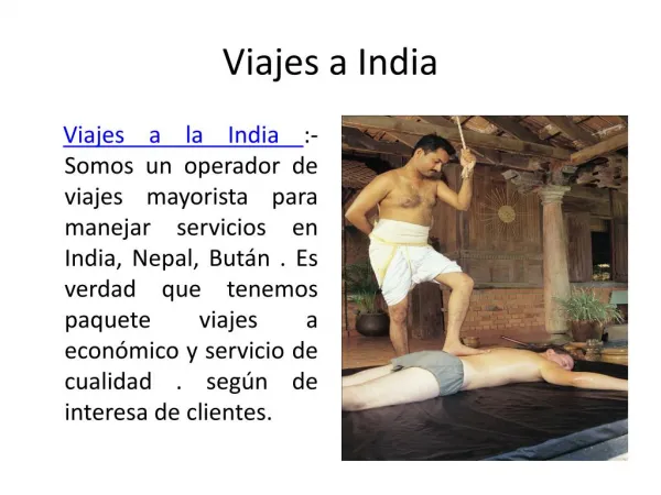 Viajes a India