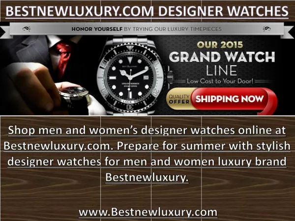 Bestnewluxury | Bestnewluxury.com Custom Made Watches