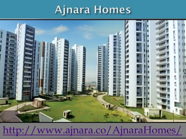 Ajnara Homes Offers Residential Flats
