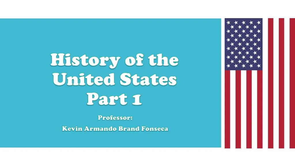 history of the united states part 1