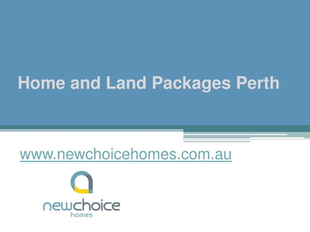 home and land packages perth