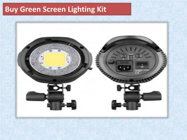 Buy Green Screen Lighting Kit