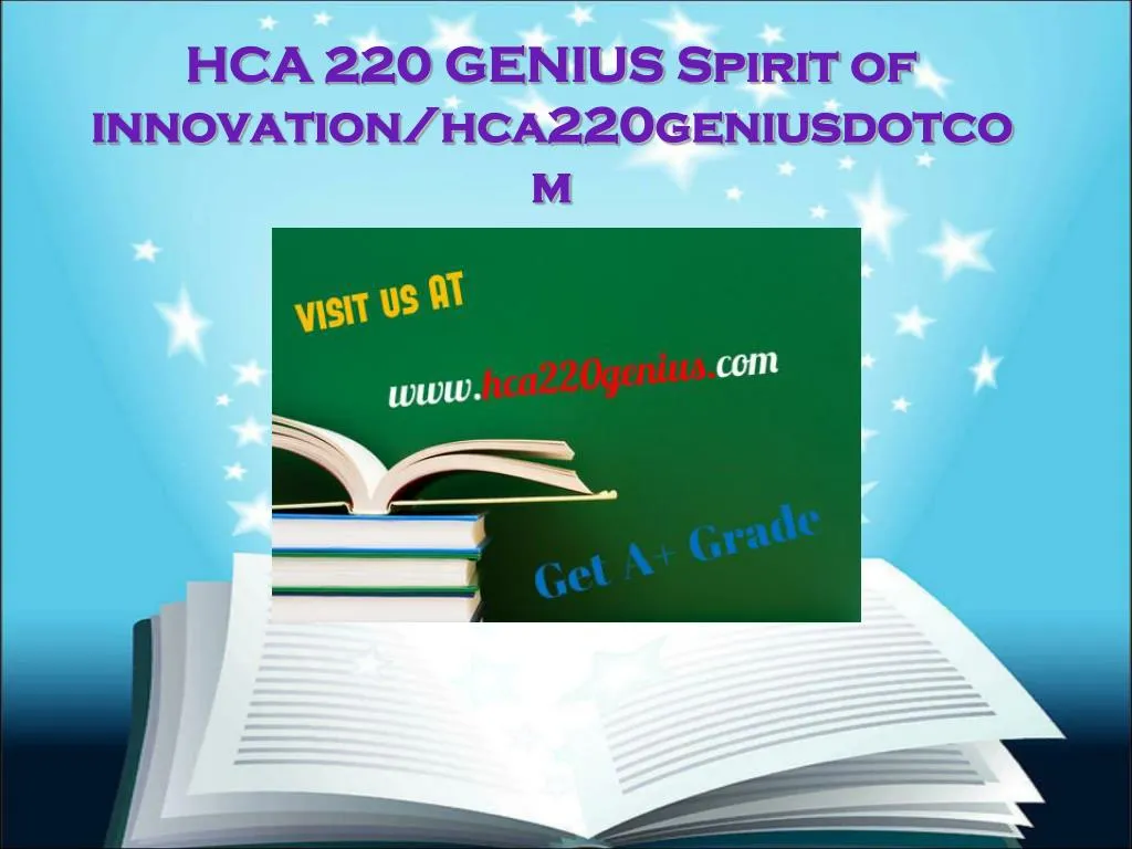 hca 220 genius spirit of innovation hca220geniusdotcom