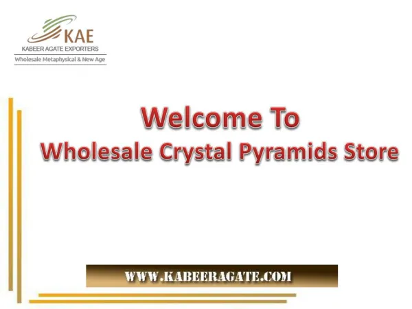 Healing Gemstones and Pyramids Collections