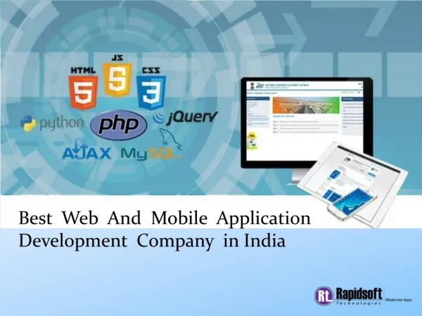 Mobile & Web Application Development