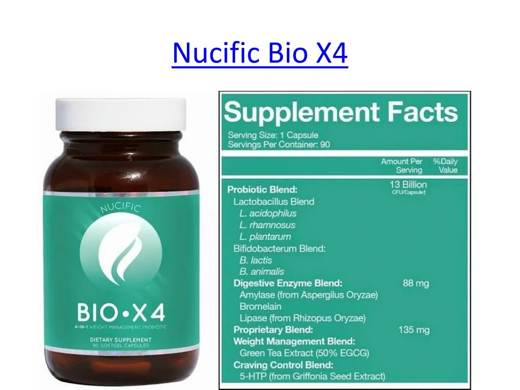 nucific bio x4