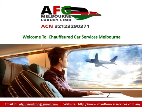 Hire chauffeur car services Melbourne At AFG Melbourne Luxury Limo