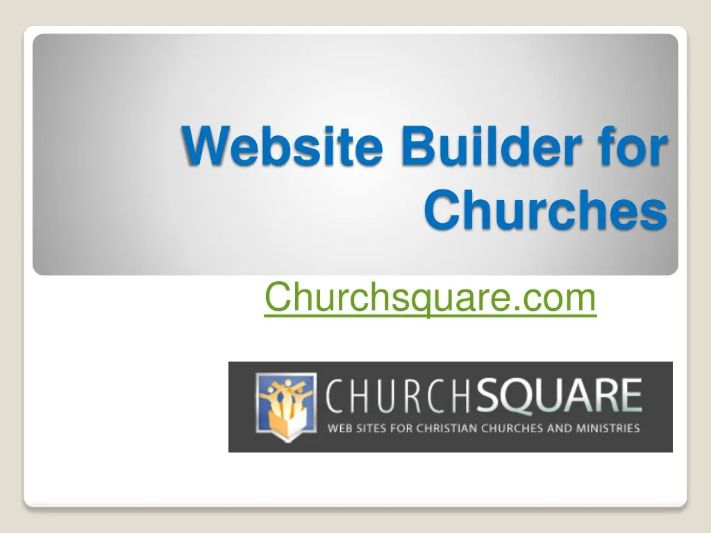 website builder for churches