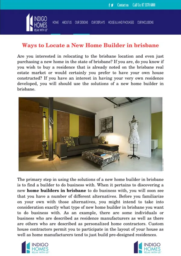Ways to Locate a New Home Builder in brisbane