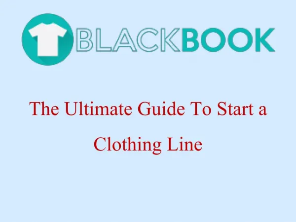 Find the best book to start clothing line
