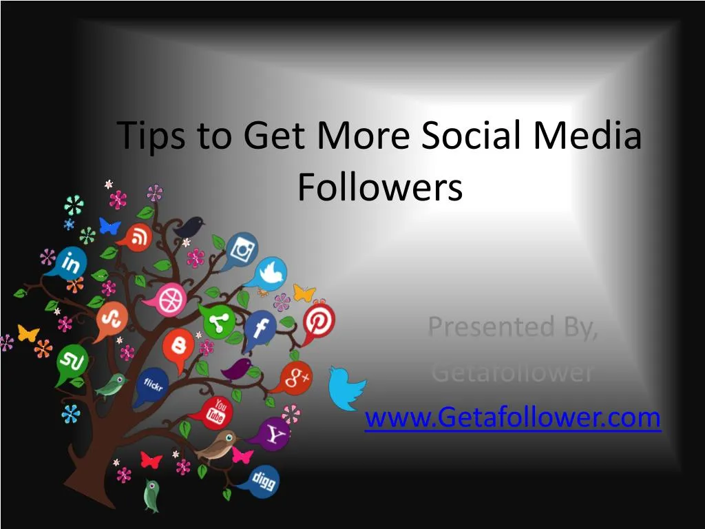 tips to get m ore social media followers