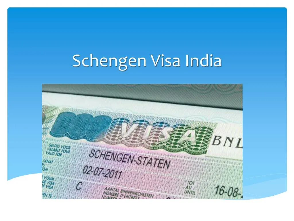 schengen visa india