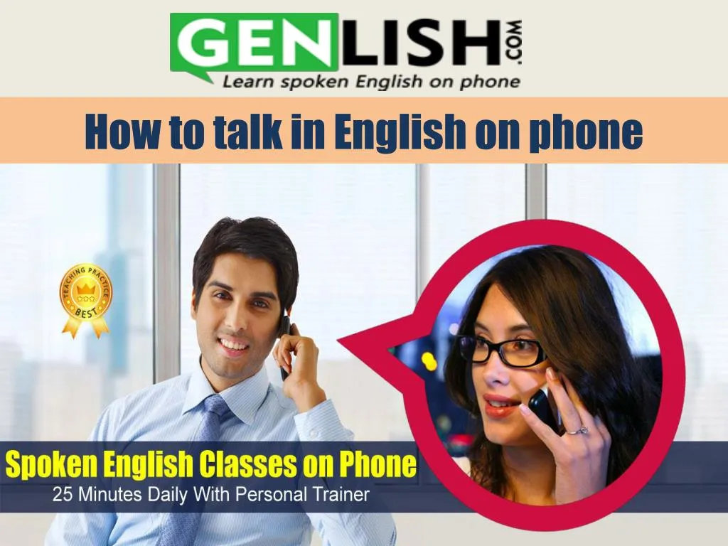 how to talk in english on phone