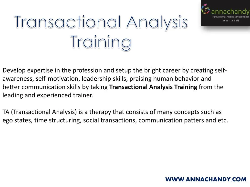 transactional analysis training