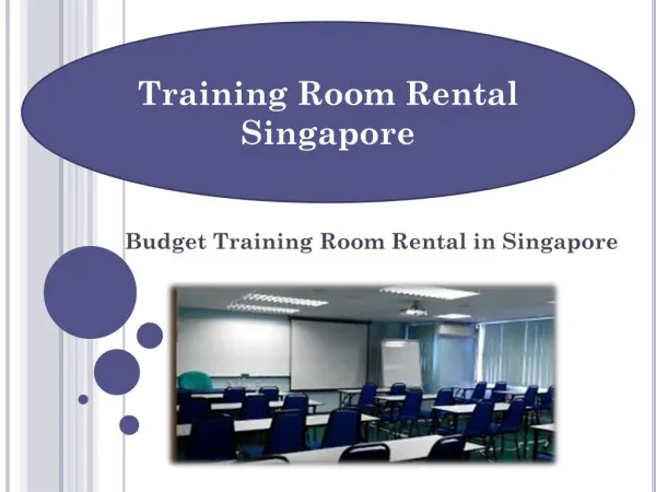 Training Room Rental in Singapore – Book Now!