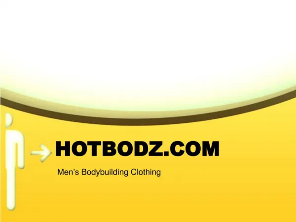 Men's Bodybuilding Clothing | hotbodz.com