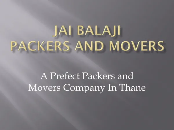 Easy packers and movers services in thane
