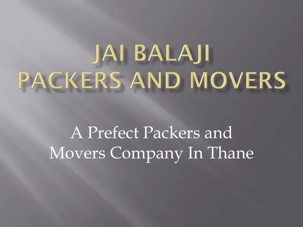 jai balaji packers and movers